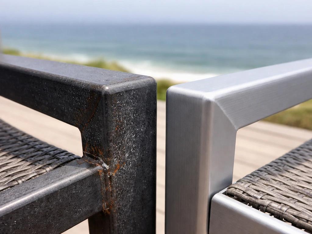 steel patio furniture vs aluminum