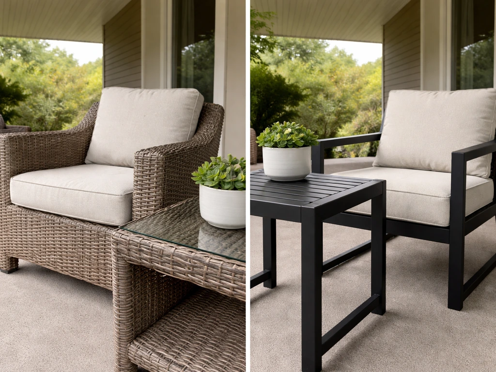 metal vs wicker patio furniture