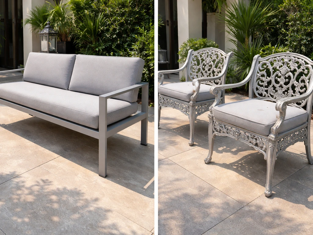 Aluminum vs Cast Aluminum Patio Furniture: Differences