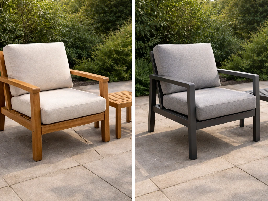 Teak vs Aluminum Patio Furniture: Durability, Care, Value